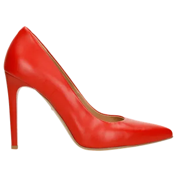 Dámské lodičky Červené Dámské Lodičky Z Kvalitní Hladké Kůže Wojas 3508955 38