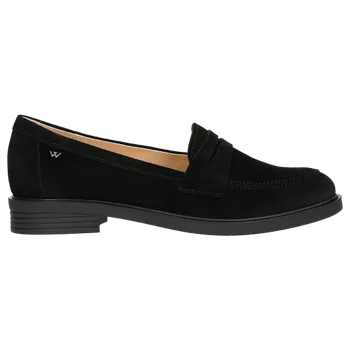 Dámské polobotky Černé Dámské Mokasíny Z Veluru Wojas 4622261 40