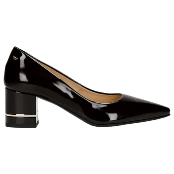 Dámské lodičky Bordové Dámské Lodičky Na Zdobeném Podpatku Wojas 3515436 40