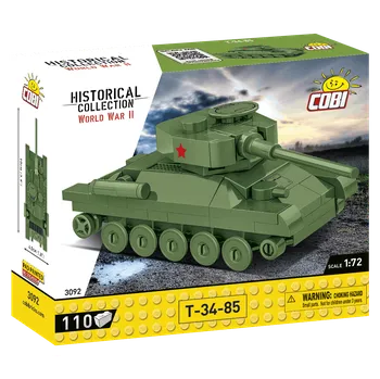 Stavebnice COBI Mini tanky COBI - různé druhy World War II 1:72, Typ T-34/85 COBI-3092