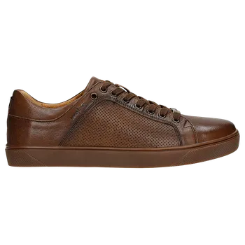 Pánské polobotky Hnědé Pánské Tenisky Se Zajímavým Vzorem Wojas 1016952 40