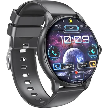Chytré hodinky XO J11 SmartWatch AMOLED BLACK inteligentní hodinky, černá (GSM188746)