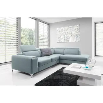 Sedací souprava Askont STAGRA Genova Rohová sedací souprava s polohovatelnými podhlavníky- pravý/levý roh Velký výběr potahových látek