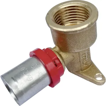 Instalatérský materiál TIEMME lisovací nástěnka H = 40 mm, 20 x 1/2" (odskok 17 mm)