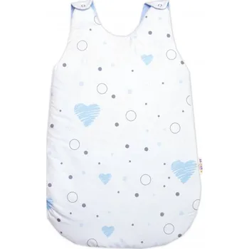 Zavinovačka Spací vak bavlna, I love Boy Baby Nellys, modrá/bílá