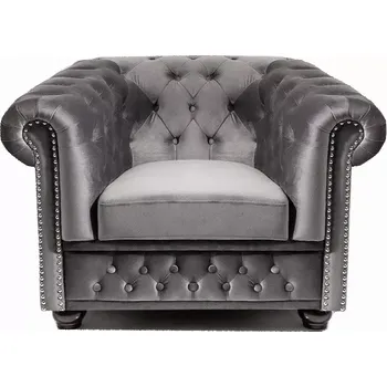 Křeslo Askont Chesterfield Oxford: Křeslo 1M Light gray