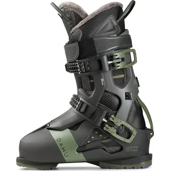 Sjezdové boty Lyžařské boty DAHU ECORCE 01 X - Basalt Black-Army Green 28