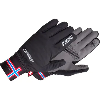 Rukavice na běžky KV+ XC Cold Pro Norway - černá/červená L