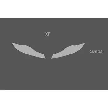 Polep vozidla JEM PPF předřezaná fólie světla Jaguar XF Fólie: Transparentní