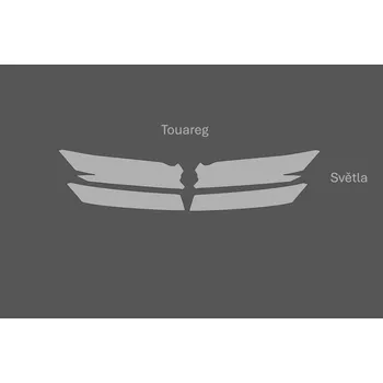Polep vozidla JEM PPF předřezaná fólie světla VW Touareg Fólie: Transparentní