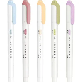 Zvýrazňovač Zvýrazňovač Zebra Mildliner Dual Tip | výběr barev Barva inkoustu: Blue Green