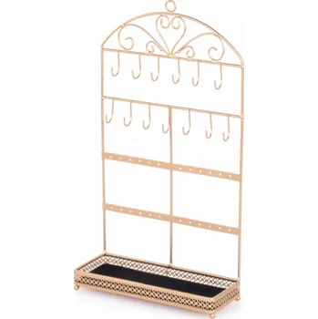 Šperkovnice Atmosphera Kovový organizér na šperky stojan, bílý, Atmosphera