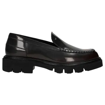 Dámské polobotky Černo-Bordové Dámské Mokasíny Wojas 4631535 38