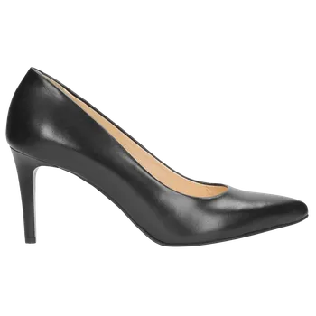 Dámské lodičky Elegantní Lodičky Na Nízkém Podpatku V Černé Barvě Wojas 935951 39,5