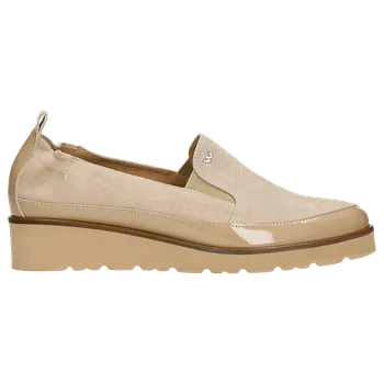 Dámské polobotky Béžové Dámské Mokasíny Na Klínku Wojas 4600874 39