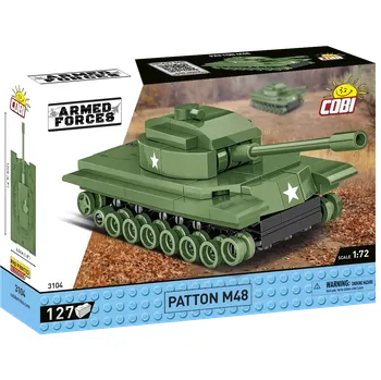 Stavebnice COBI Mini tanky COBI - různé druhy Armed Forces 1:72, Typ M48 Patton COBI-3104