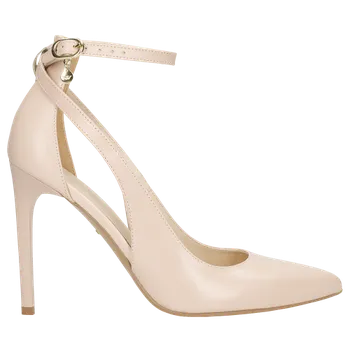 Dámské lodičky Elegantní Béžové Dámské Lodičky Na Vysokém Podpatku Wojas 3506554 39