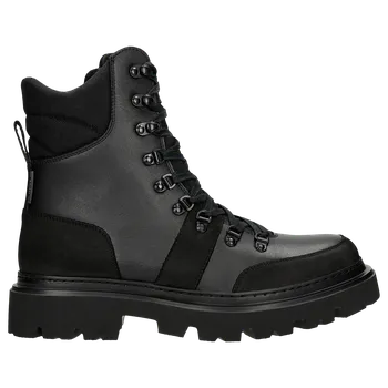 Pánské polobotky Černé Pánské Kotníkové Boty S Outdoorovými Prvky Wojas 2409171 40