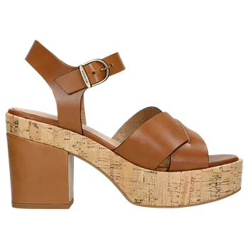 Dámské sandále Hnědé Masivní Sandály Na Sloupku Wojas 7617552 36