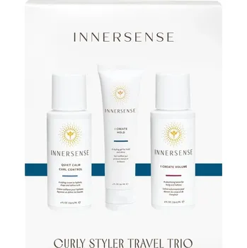 Kosmetická sada INNERSENSE Travel Trio - Curly Styler — cestovní sada pro kudrnaté vlasy