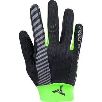 Cyklistické rukavice Cyklistické rukavice Silvini Cervo Jr - černá/zelená 15-16