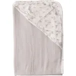 Bébé-jou Bebe-Jou Mušelínový ručník s kapucí bambus Fabulous Wish Grey
