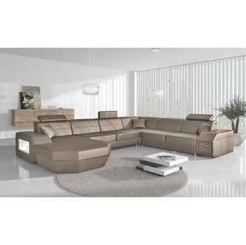 Sedací souprava Askont NAPOLI Cayenne 6 Sedací souprava do U -rozkládací Pravý/levý roh