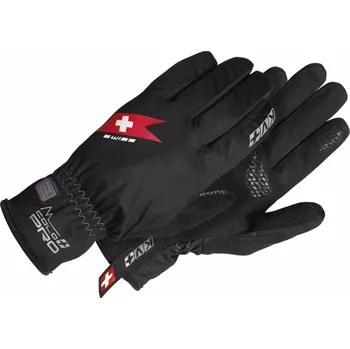 Rukavice na běžky KV+ XC Cold Pro Swiss - BLACK/RED M
