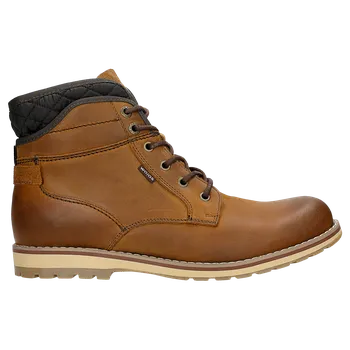 Pánské polobotky Hnědé Pánské Workery S Ozdobným Prošívaným Svrškem Wojas 2403173 41