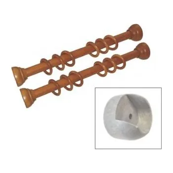 Garnýž Garnýž - dvoutyč, stěna-stěna-28 Barva: PR - přírodní bez povrchové úpravy, Délka: 100 cm