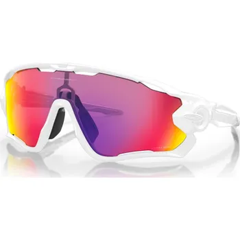 Cyklistické brýle Oakley Jawbreaker Polished White w/ Prizm Road - bílá UNI