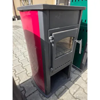 Krbová kamna BELLA THALIA, 6,2kW, červená (Cena na vystavený kus)