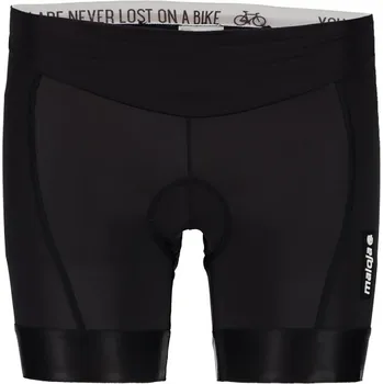Cyklistické kalhoty Cyklistické spodky s vložkou Maloja MelM. W - černá XS
