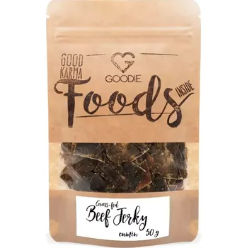 Sušené maso Goodie Grass-fed sušené hovězí maso - Jerky - Kmín 50 g