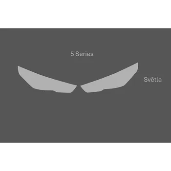 Polep vozidla JEM PPF předřezaná fólie světla BMW 5 series Fólie: Transparentní