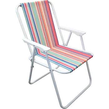 KUBIsport C2/1K skládací campingové křeslo s barevným potahem