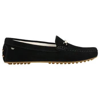 Dámské polobotky Černé Dámské Mokasíny Typu Car Shoes Wojas 4621061 39