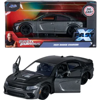 autíčko Fast and Furious 2021 Dodge Charger SRT Hellcat 1:24