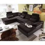 Askont Jerrica Dark Brown: Sedací souprava do U