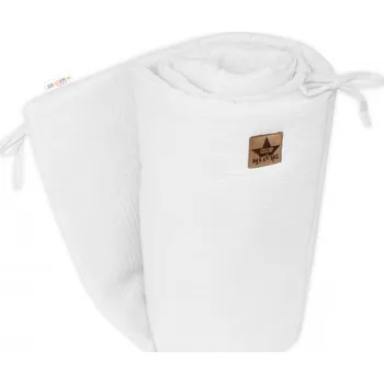 Dětsný nábytek Mušelínový mantinel 160x33 cm, bílý