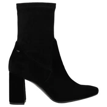 Dámská zimní obuv Černé Dámské Kotníkové Boty Z Veluru Wojas 5501561 38