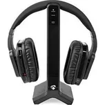 Nedis - Bezdrátová TV sluchátka | RF | Přes Uši | Doba přehrávání až 8 hodin | 25 m | Černá HPRF321BK