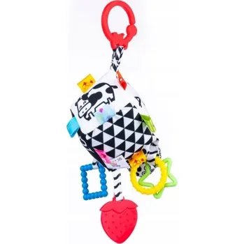 Hračka pro nejmenší Závěsná senzorická kostka Bali Bazoo, Kostka