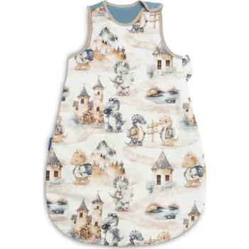 Zavinovačka Spací vak mušelín, bavlna, Dráček, 70x45cm, S - jeans