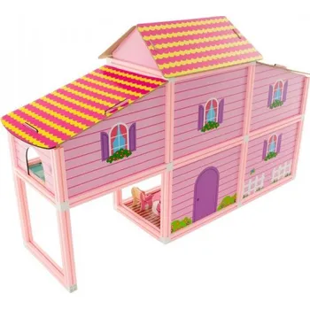 Domeček pro panenku Euro Baby Růžový domek pro panenky