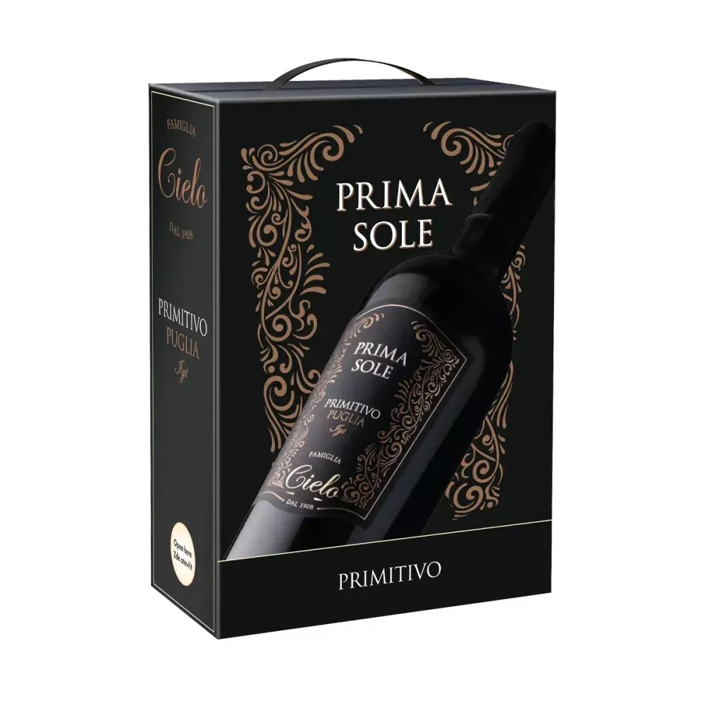 Cielo Primitivo Primasole, IGT Puglia BiB 3L