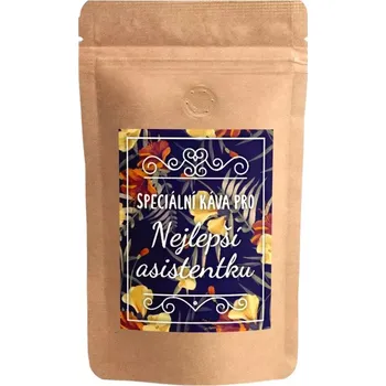 Káva Káva pro nejlepší asistentku - 150g - dárková zrnková káva, káva pro asistentku, pro asistentku, zrnková káva pro asistentku, dárek pro asistentku