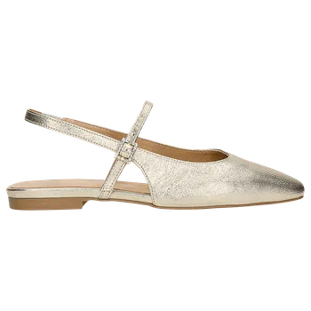 Dámské polobotky Zlaté Baleríny S Otevřenou Patou Wojas 4404758 37