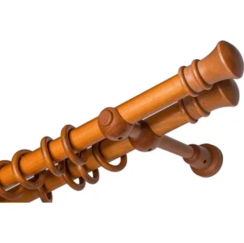 Garnýž - dvoutyč KDU-28 Barva: PR - přírodní bez povrchové úpravy, Délka: 180 cm