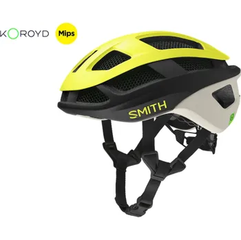Cyklistická přilba Helma na kolo SMITH TRACE MIPS - MATTE NEON YELLOW VIZ M